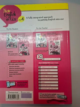 New English in Use ESO 4 Student's Book