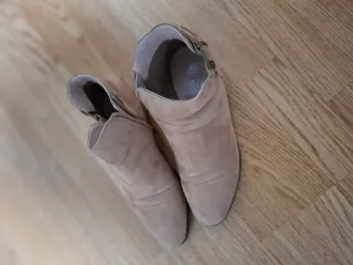 Botines beige/rosa mujer talla 39