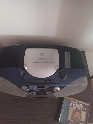 Radio CD Philips Azul/Plata