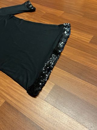 Maglia Yamamay nera con paillettes