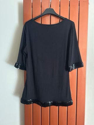 Maglia Yamamay nera con paillettes