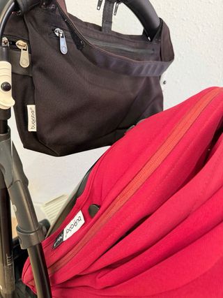 Bugaboo Bee 5 Silla de Paseo Negra y burdeos