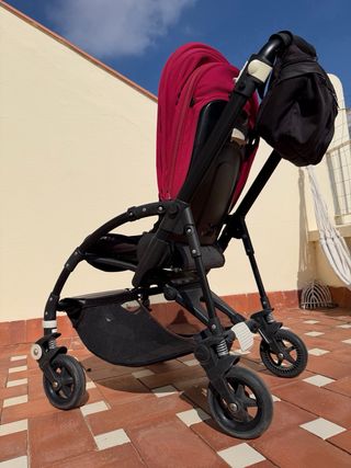 Bugaboo Bee 5 Silla de Paseo Negra y burdeos