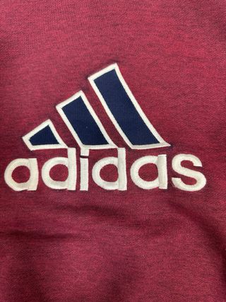 Sudadera Adidas Y2K burdeos Talla L