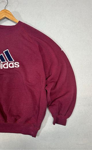 Sudadera Adidas Y2K burdeos Talla L