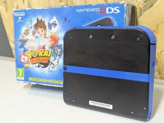 Nintendo 2DS Negra + caja + Super Mario Bros 2