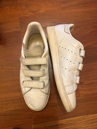 Adidas Stan Smith Velcro Beige