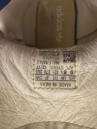 Adidas Stan Smith Velcro Beige