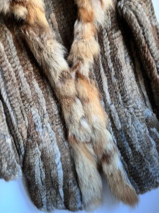 Abrigo de piel natural