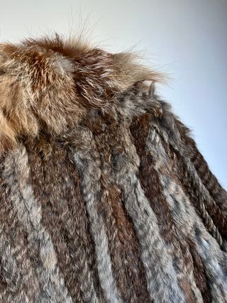 Abrigo de piel natural