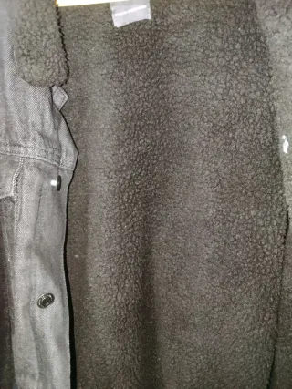 Cazadora vaquera Primark borrego XXL