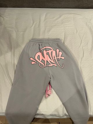 Sudadera Syna World Gris y Rosa Talla S