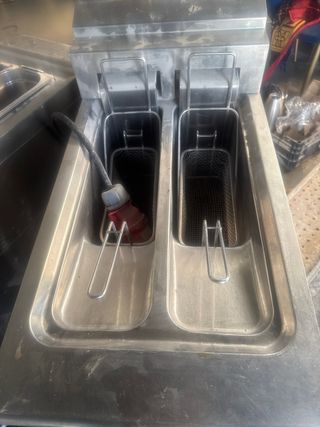 Freidora Eléctrica Doble marca jemi