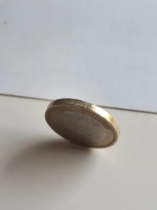 Moneda 1 Euro Italia 2002 Vitruvio