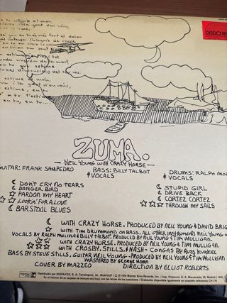 Vinilo Neil Young Zuma