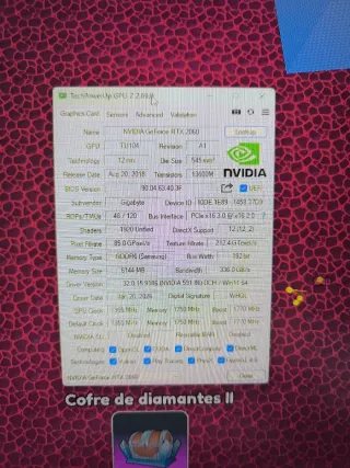 Gigabyte RTX 2060 6GB Tarjeta Gráfica