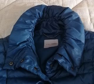 Piumino Fiorella Rubino blu