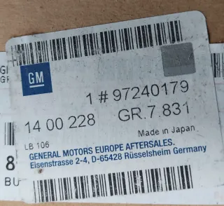 Parachoques Opel Monterey