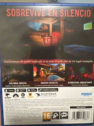 A Quiet Place PS5 Juego Terror