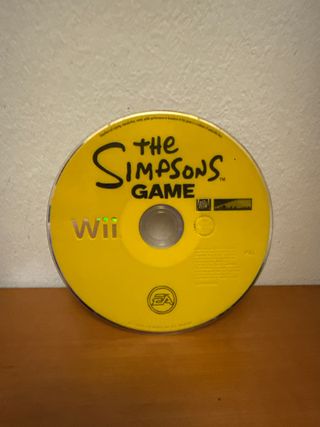 Videojuego Los Simpsons Wii