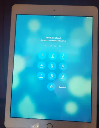iPad con pantalla rota