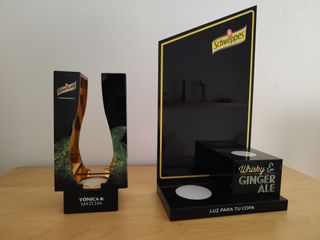 Expositores Schweppes Whisky & Ginger Ale