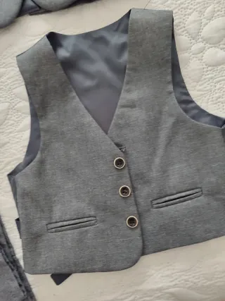 Traje de niño 4 años chaqueta chaleco pantalón
