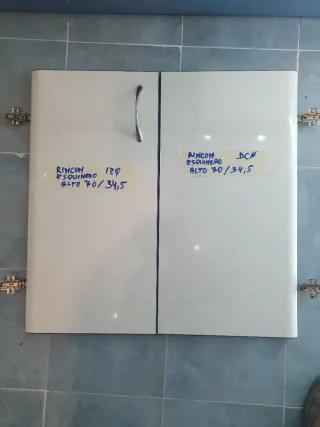 Puertas Muebles Cocina Blancas