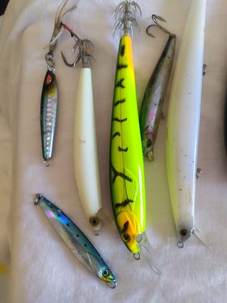 Señuelos de pesca variados