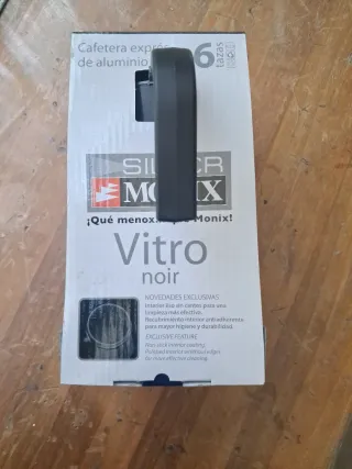 Cafetera Italiana Vitro Monix 6 Tazas