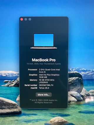 MacBook Pro 13” 2020 – 500GB – 16GB RAM, SpaceGray