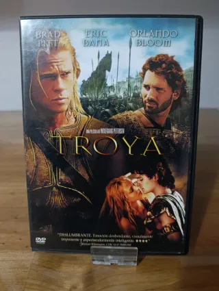 DVD Troya con Brad Pitt
