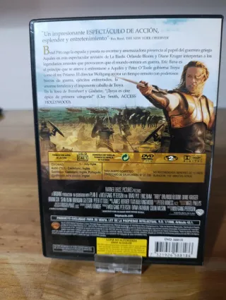 DVD Troya con Brad Pitt