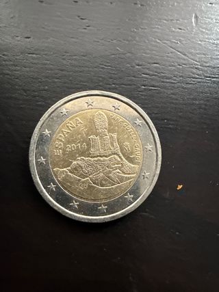 Moneda 2 euros España 2014 Park Güell