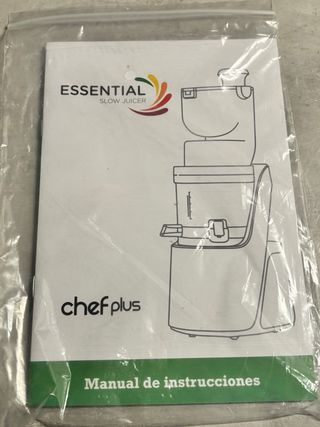 Exprimidor Chef Plus Essential Slow Juicer