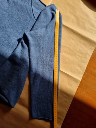 Maglione soffice taglia unica blu