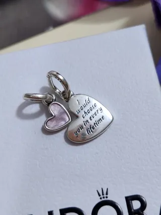 Pandora Colgante Divisible Madre e Hija