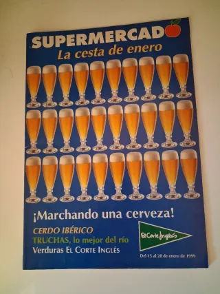 CATÁLOGO DEL CORTE INGLES DE 1999..