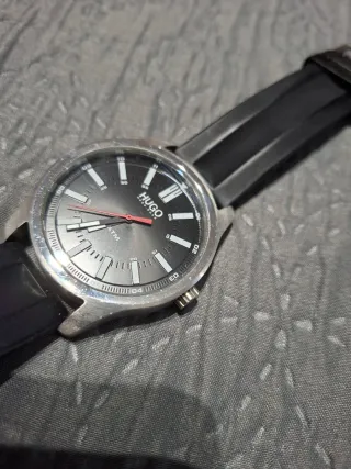 Reloj Hugo Boss Negro y Plateado