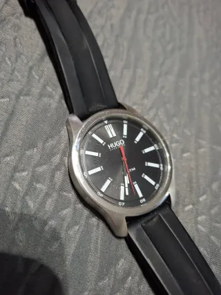 Reloj Hugo Boss Negro y Plateado