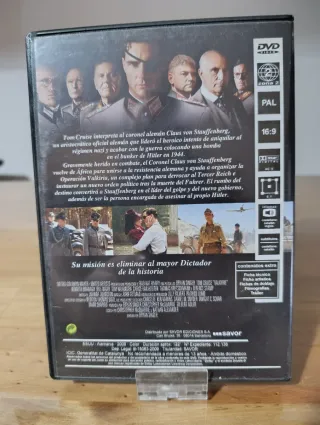 DVD Valkiria Tom Cruise (Español)