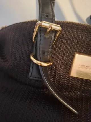 Bolso Bimba y Lola Negro y Dorado