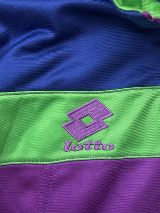 Jersey zipper Lotto 90s Y2K Talla M