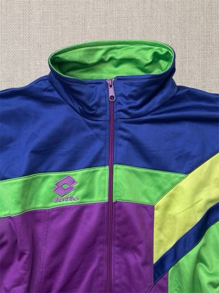 Jersey zipper Lotto 90s Y2K Talla M