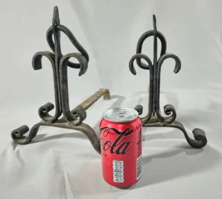 Pareja de morillos antiguos de cocina.