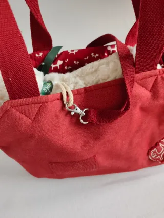 Bolso transportín perro gato United Pets (Rojo)