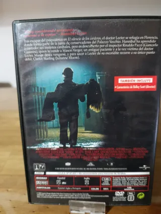 Hannibal DVD Película Anthony Hopkins