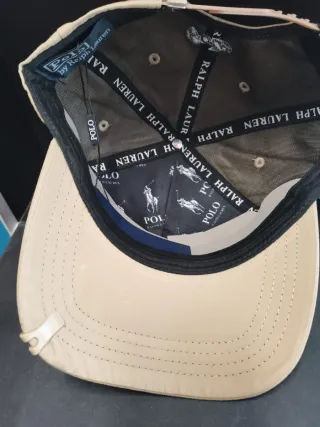 Gorra Ralph Lauren Beige tostado. Talla única.