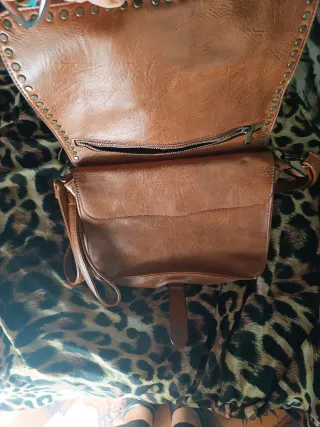 Borsetta donna marrone usata