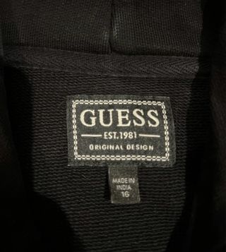 Sudadera Guess Negra Talla M